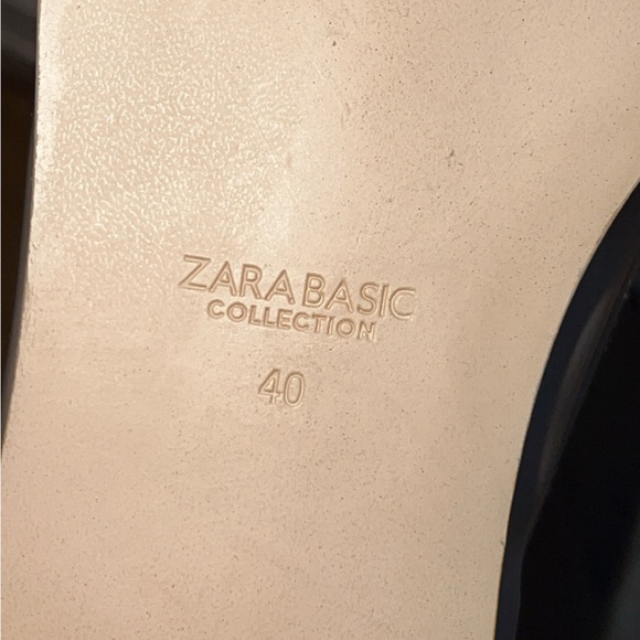ZARA Basic Cream Pearl Stud Loafers | Chic Fringe Detail | Good Condition - Picture 12 of 12